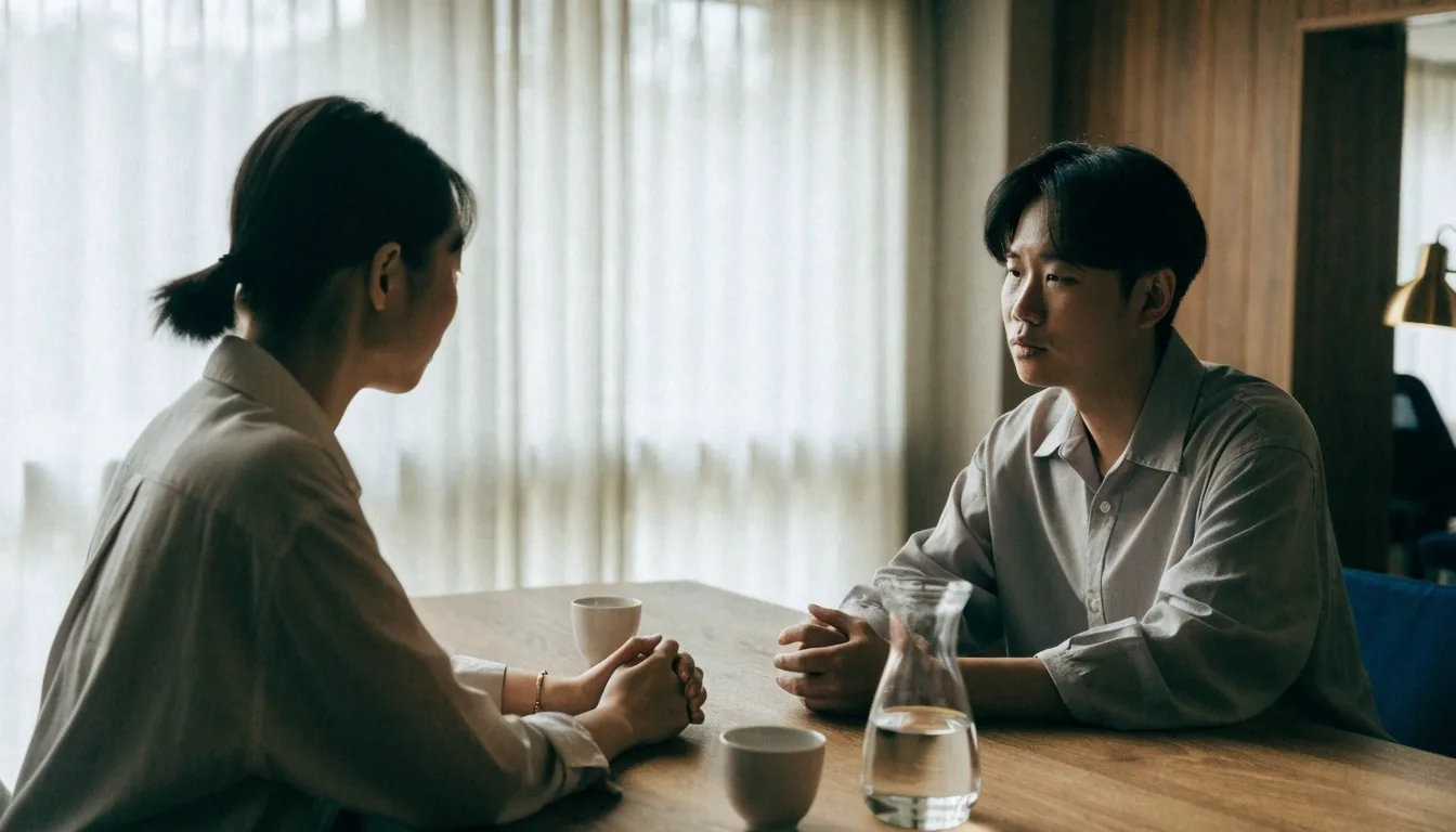 문의 응대 업무를 준비하는 사무실 책상 풍경